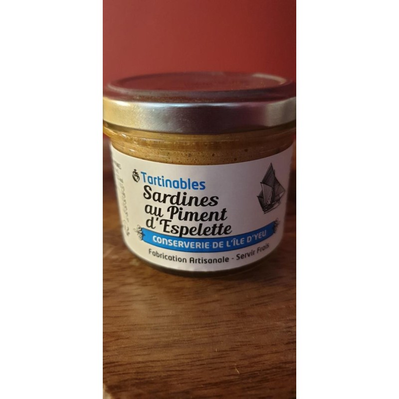 Sardines aux piment d'Espelette 100g