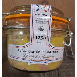 Fois gras de canard entier 125g